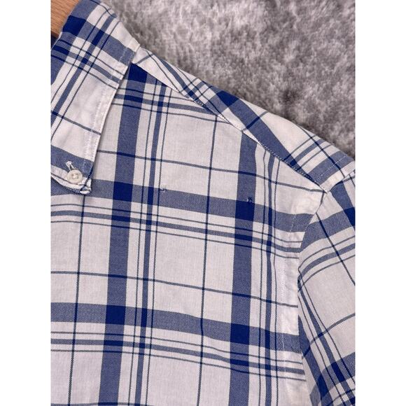 Gitman Bros Small Mens Vintage Oxford Plaid Button Down Long Sleeve - Picture 7 of 12